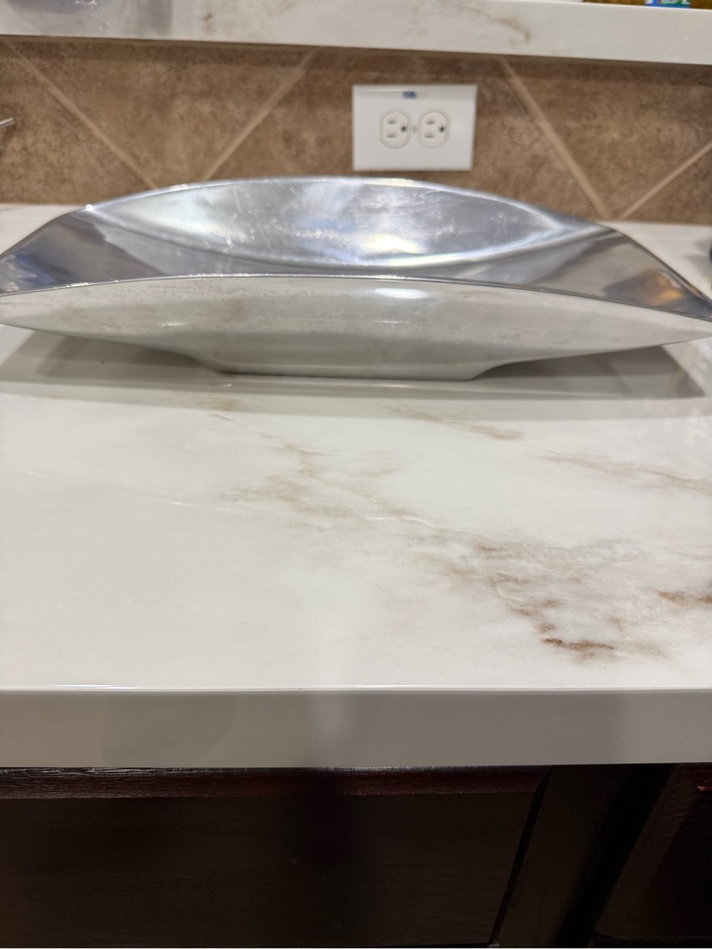Vintage Nambe 709 Karim Rashid Tray Bowl
